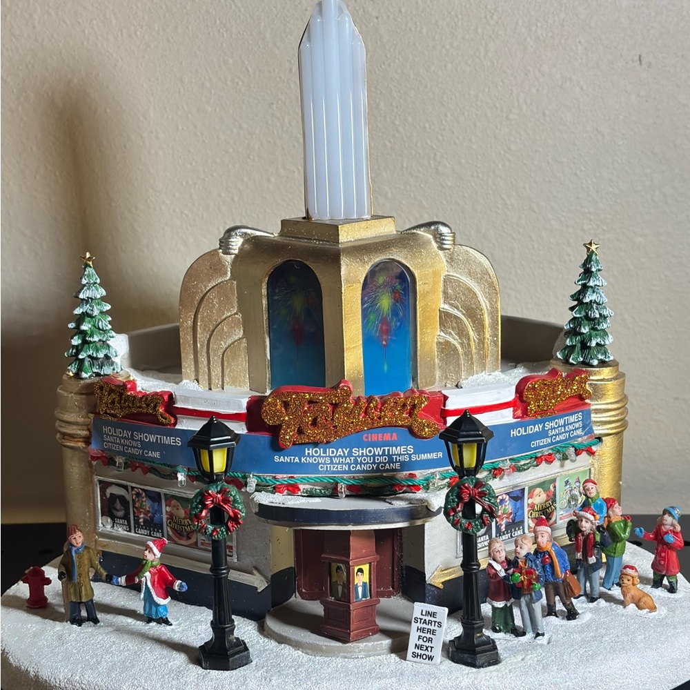 Rare Lemax Enchanted Forest Cinema